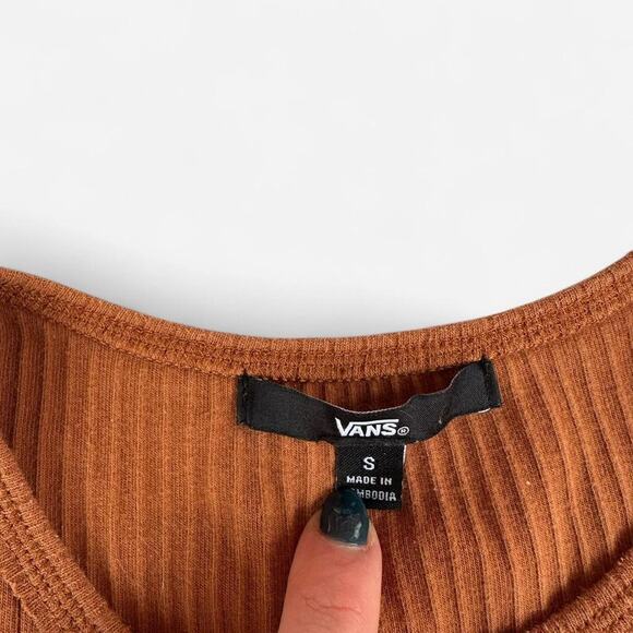 Vans ribbed short sleeve top - Picture 3 of 4